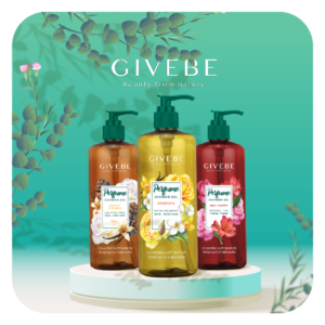 Gel tắm GIVEBE là dòng gel tắm cao cấp hương nước hoa Ý. Không chỉ làm sạch da, dưỡng da mềm mại mà còn kích thích sản sinh da mới, tái tạo trẻ hóa làn da.